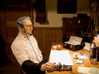 The dispatcher at the Revelstoke Rlwy. Museum. A man of very few words and much patience.    
