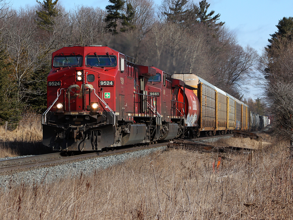 CP 441 being led by 9524.