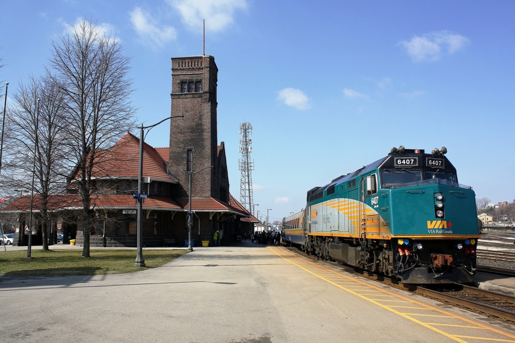 Another Angle of Via Train 72 from today.  Enjoy!