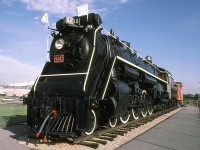 CN 6218 in a park in Fort Erie.