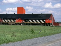 CN 207 goes past the fertilizer plant.