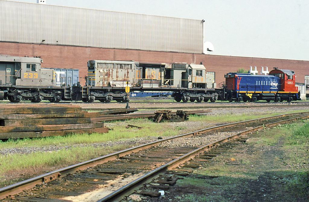QNS&L units are going to be passed through the sand blaster at the then AMF shops.