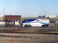 AMF 01 moving brand new AMT 1321 near Victoria bridge.