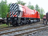 CP 4563 at the museum.