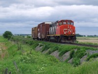 CN 514 delivers its daily boxes