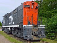 Locomotive on display in Kensington, P.E.I.