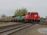 CP 2240-27 passes through Melrose across the Strathroy Sub