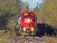 Leaving the industrial portion of the GTA T08 enters the tight confines of the Rouge Valley amidst spring blooms on Mothers Day 2011.