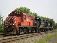 Ottawa Central 1846 runs down the Kingston Sub to the CN Yard