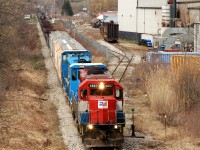 The usually nocturnal SOR 598 makes its way through Cainsville with RLK 4057 - CEFX 2006 - CEFX 2014 and 81 cars