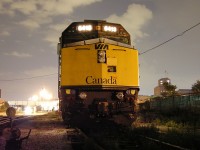 VIA 6413 rests at Windsor (Walkerville Station) after brining down 75 that past day. 