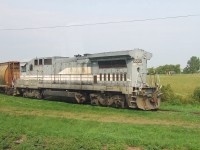 MMA switching its grain cars on this former CP trackage.