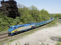 After completing its journey from Montreal to Toronto, VIA 53 travels to Bayview to wye its train and head back east.