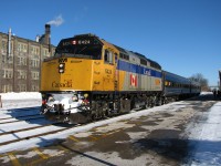 VIA 85 departs Kitchener. 