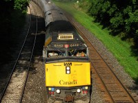 VIA 75 departs Woodstock. 