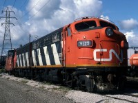 CN 9175 waits for her next assignment.