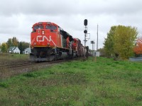 CN 148 with new 8805 ahead.