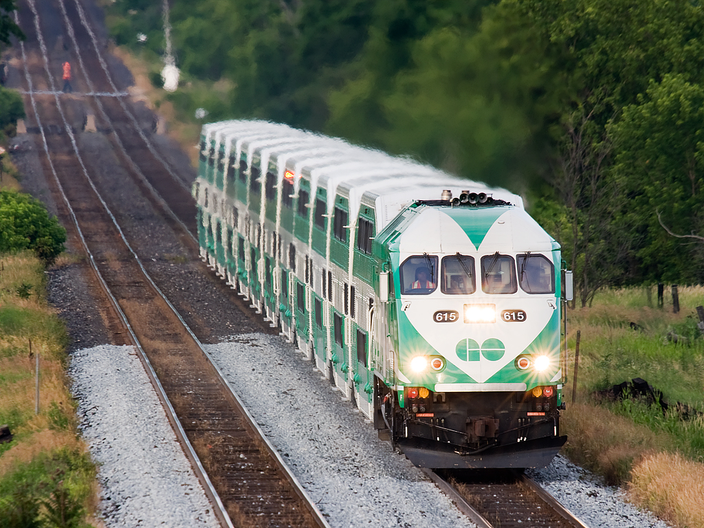 Second train of the morning rush, but the sun was gone by the third.