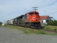 CN 310 has a short train with no middle unit this morning.