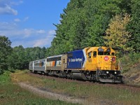 ONR 698 hits the big curve at Utterson, a bit further south than the last shot.