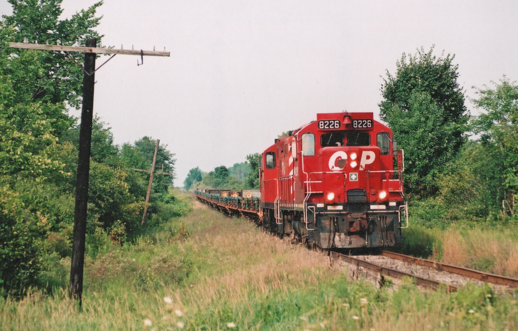 Railpictures.ca Cam Leonard Photo Frame train empties headed back to
