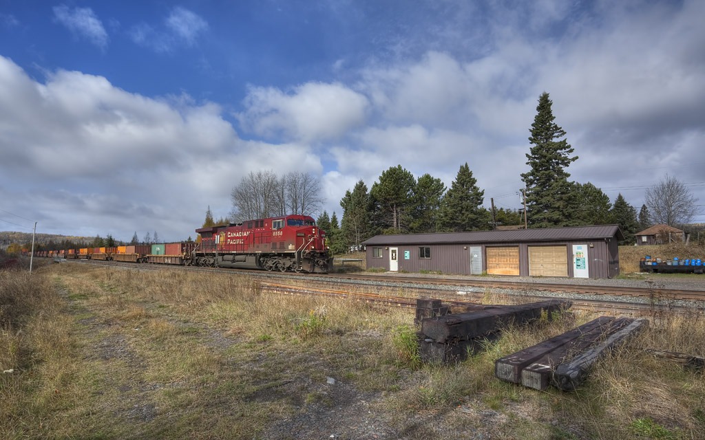 CP train 114 at Mackenzie.