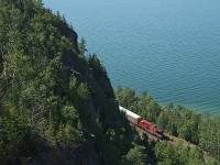 CP 9817 brings up the rear of CP train 110 on the CP Nipigon Subdivison approaching Dublin. The train was led by CP 8879.