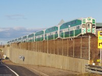 Toronto Bound GO 218 basks in the sun at Ajax North.