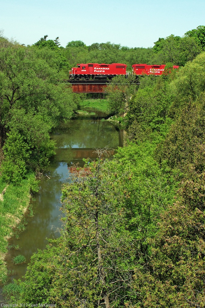 T07 sailing above the wonders of Little Rouge Creek in Markham Ontario.