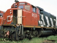 9630 hit something hard,it,s waiting for its turn in the shop.