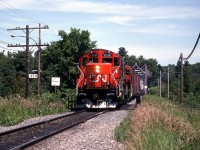 CN 514 back home after a day of work.