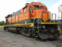 MMA 2003 waiting in the yard with the engine shut off.