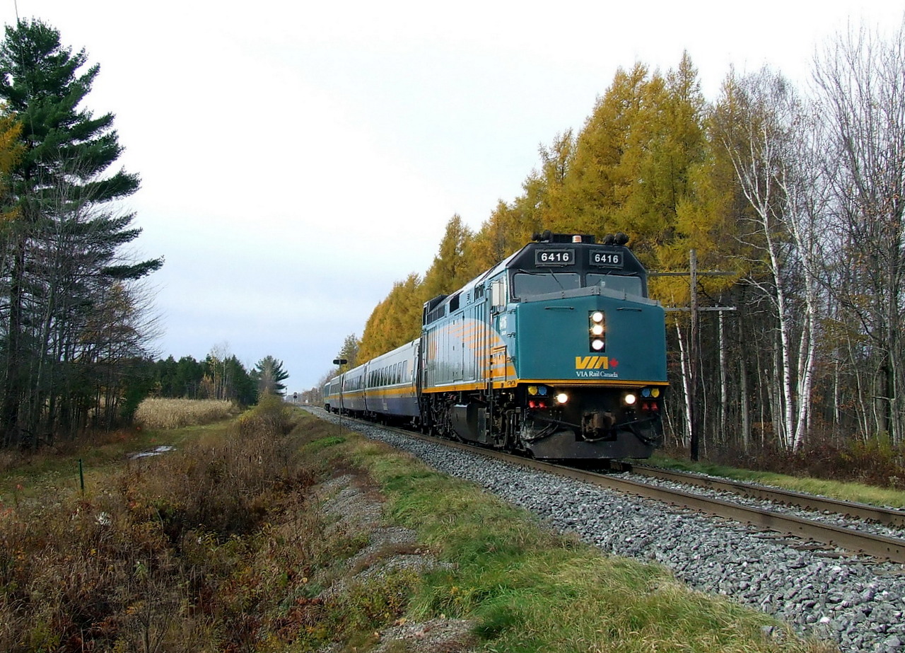 VIA 620 at c80 MPH about to ease up on the throttle for the coming curve and town 3 miles away.