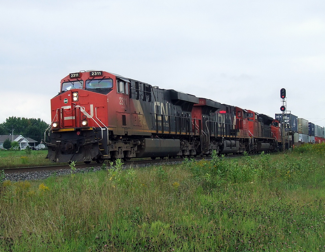 CN 120 always in the 12-13,000ft long begins the upgrade at 45 mph and ends up crawling up at low speed.