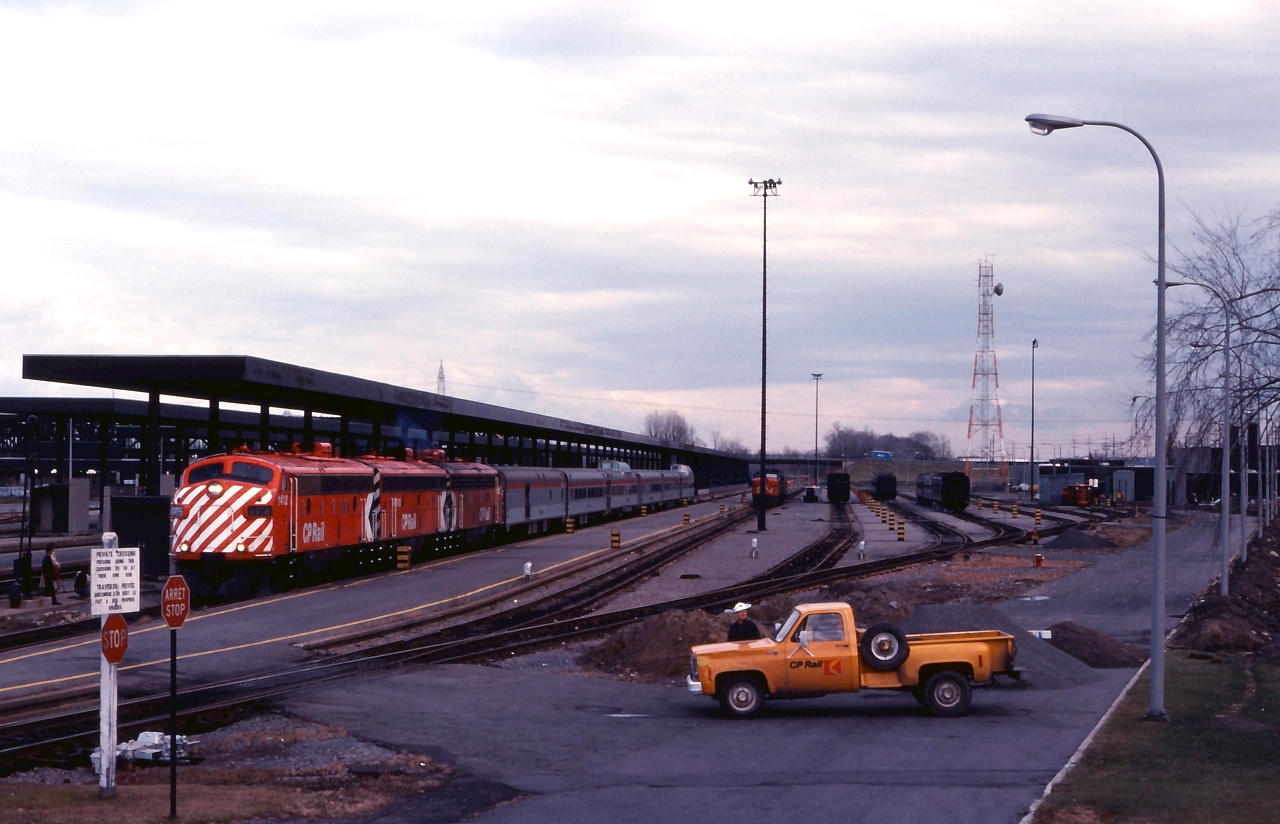 The very last CP operated westbound Canada departs Ottawa for the west coast