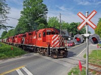 Settled in 1799 and once the busiest station stop on the Ontario & Quebec Railway Locust Hill still retains rail service to this day.Unfortunately the Locust Hill Hotel to the right did not survive as it was formally demolished in the week of Aug 12 2012.