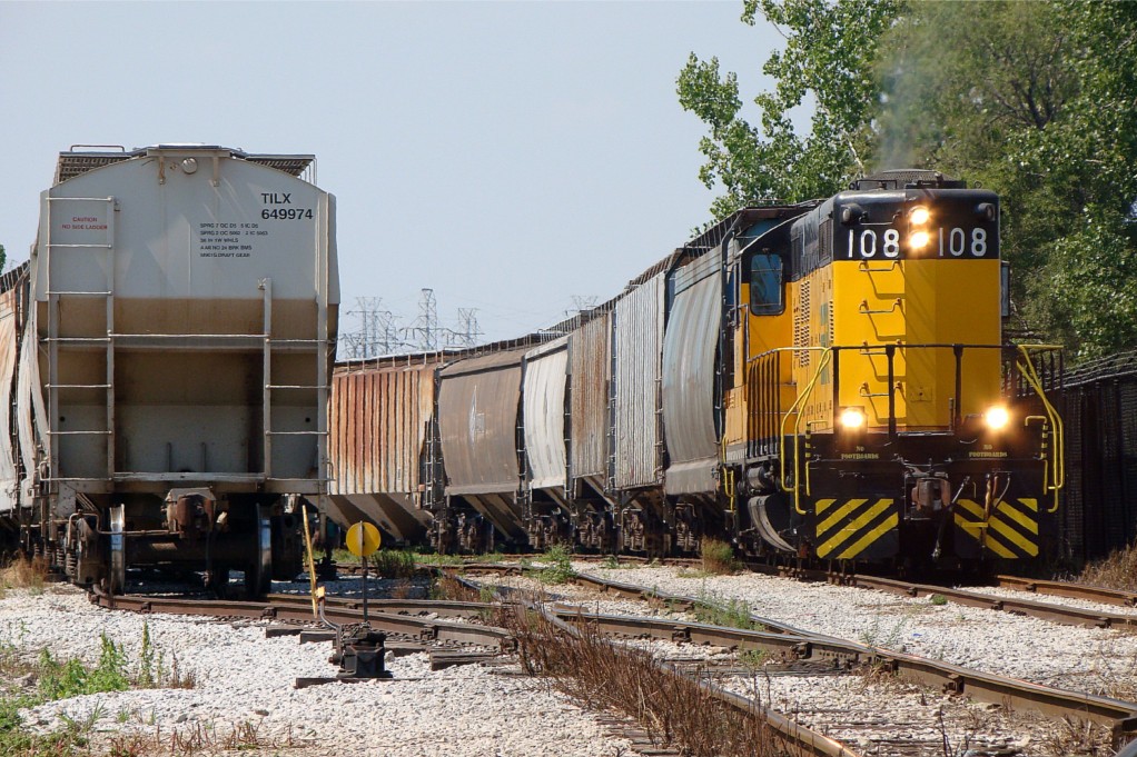This 52 year old GP9 still earns her keep switching out cars here for ADM Milling Co. on Windsor's west end.