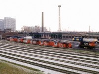 Scene at Spadine shop on a gloomy saturday morning.