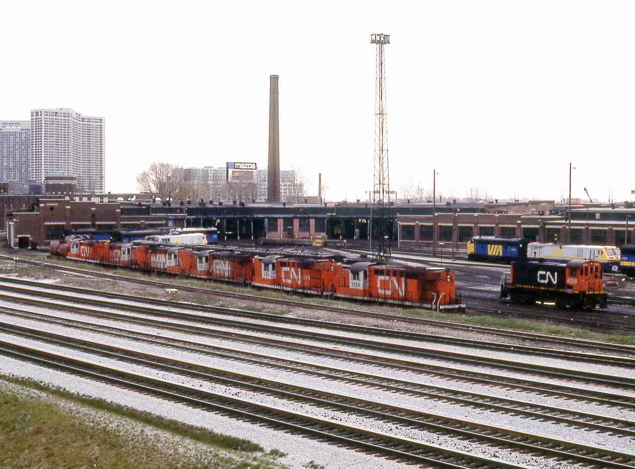Scene at Spadine shop on a gloomy saturday morning.