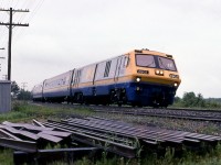 VIA 23 back with LRC cars after having been withdrawn on account of axle problems.