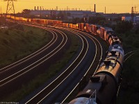 CN 309 works Oshawa Yard and reminds us all that Railroading is a 24hr business and never sleeps.