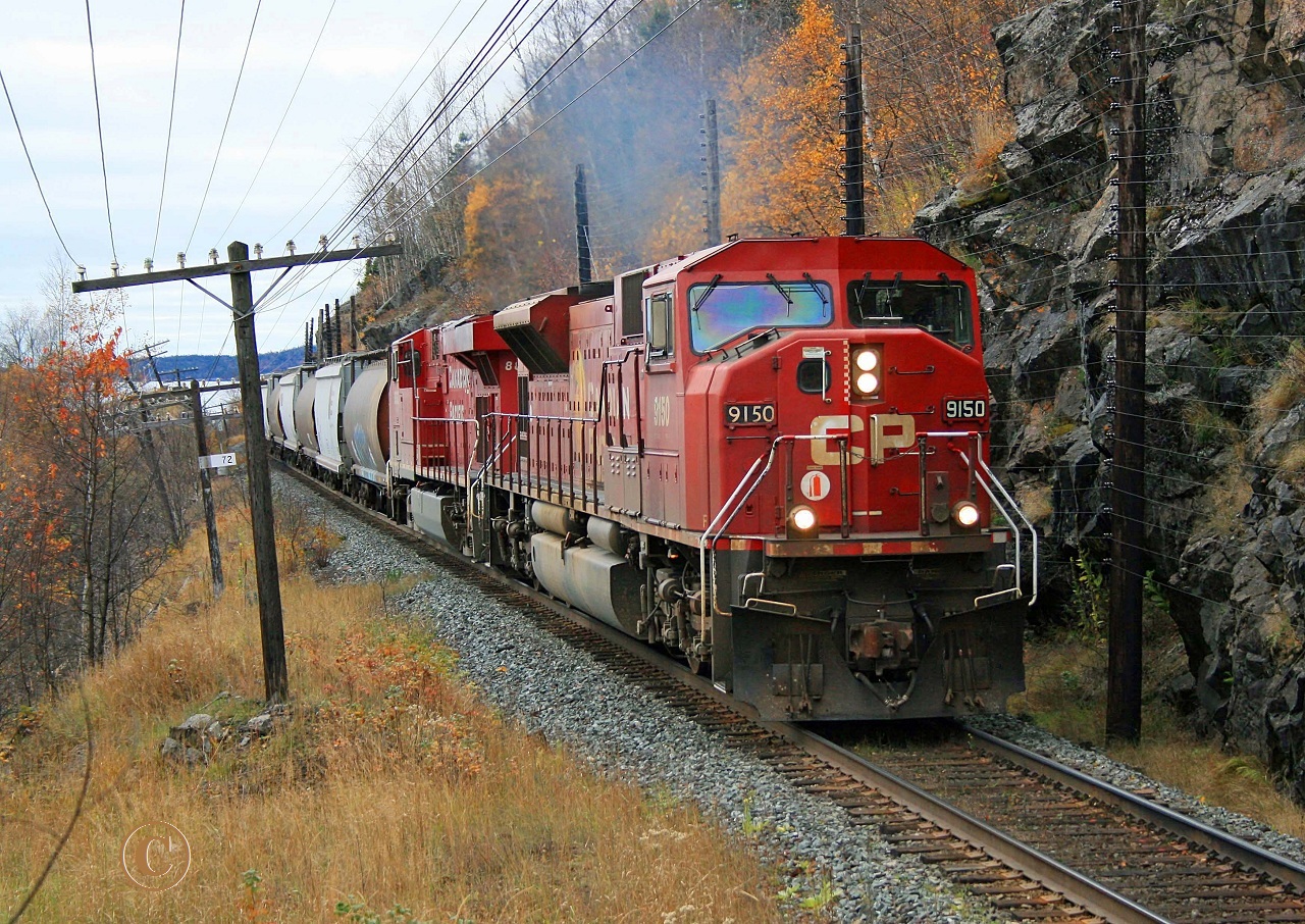 Railpictures.ca Earl Minnis Photo Approaching Red Sucker Tunnel, CP