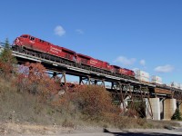 CP`s 204 heads across the Nipigon River