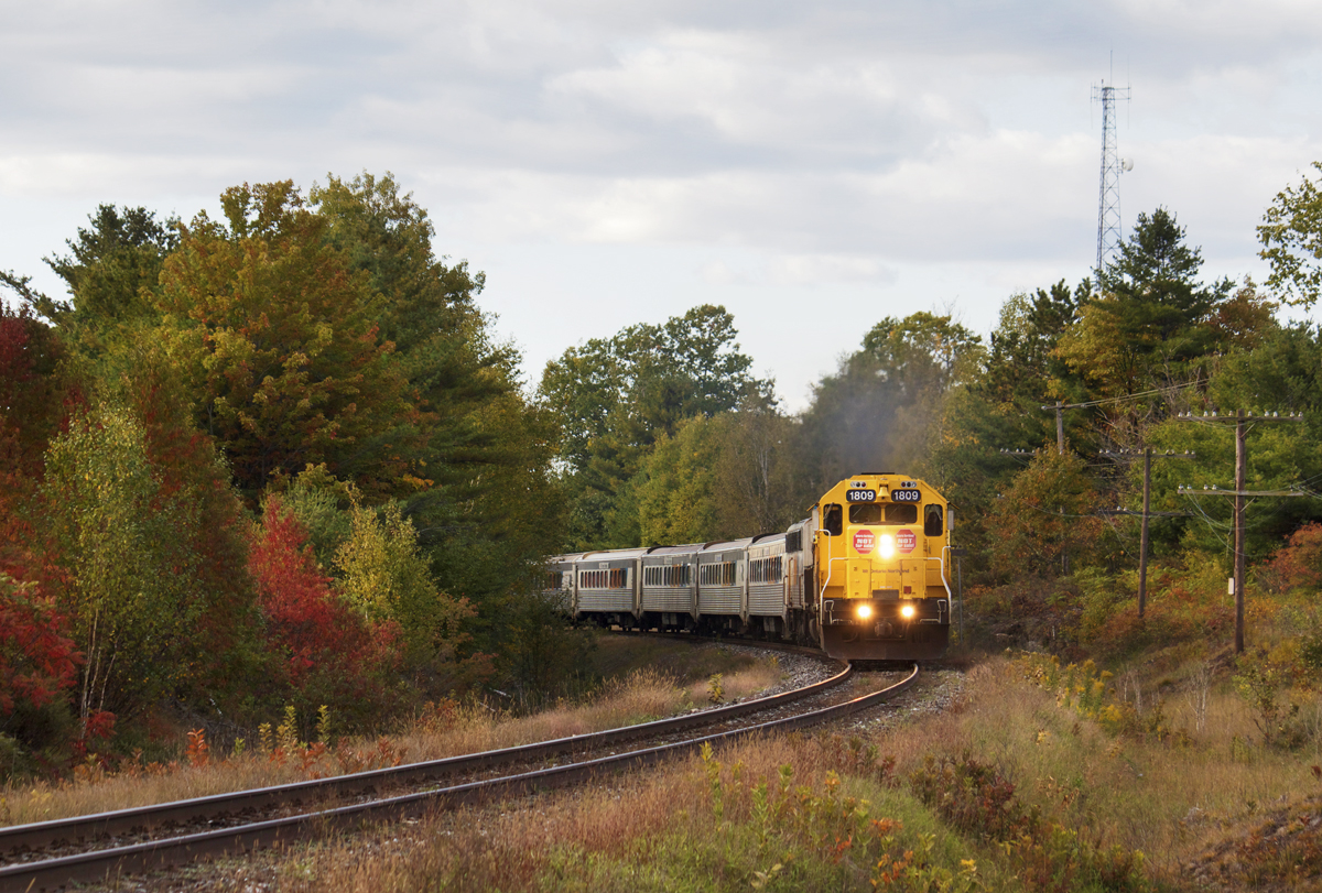 My first, and last shot of ONT 698 outside of Gravenhurst.