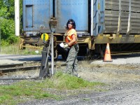 OSR - Kathy doing the honours today, Woodstock ON 12.30pm Wed Sept 5th 2012 - Despite the heat !