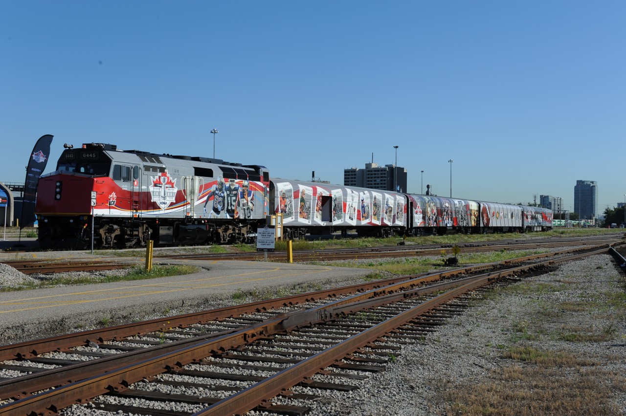 CFL's Grey Cup 100 Train to celebrate the 100th Grey Cup