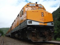 During the lay over in the Agawa Canyon I took the chance to shoot a different angle of CN 106.  