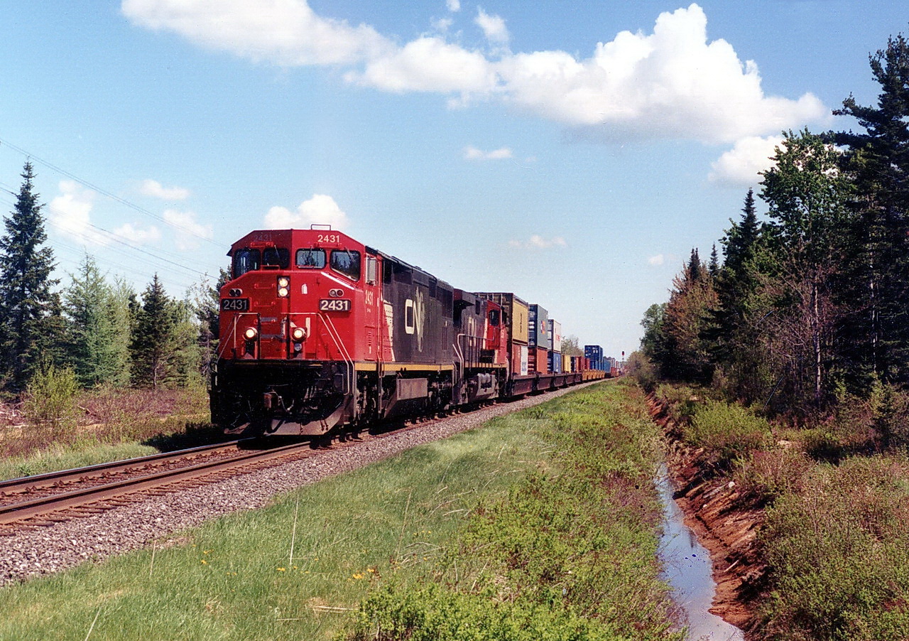 CN 137 2 miles west of Lemieux at mile post 62.