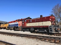 One hell of a consist sits outside of the Salford Shops: OSRX 500, the only Alco S6 on the OSR roster, coupled to 644 and 175. OSRX 175 is an Ex-C&O 6193 GP9 and OSRX 644 is an ex-BCOL 644 M420.