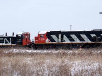 Retired CN 2338 - CN 7316 at Mac Yard. 2338 can now be found on the WNYP